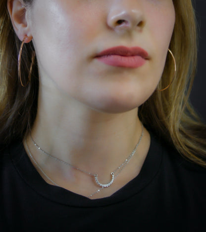 Sunburst Hoop Earrings, Gold Fill, Rose Gold Fill, or Sterling Silver