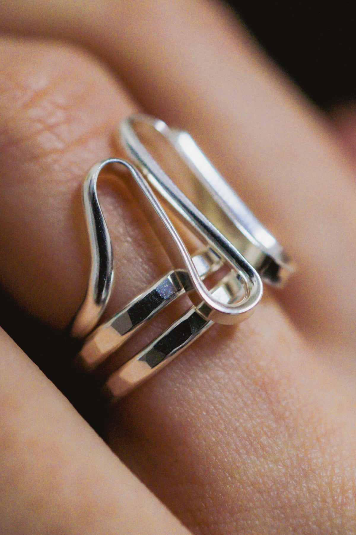 Form Ring, Sterling Silver