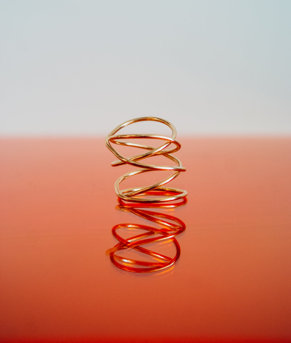 Extra Large Wraparound Ring, Solid 14K Gold