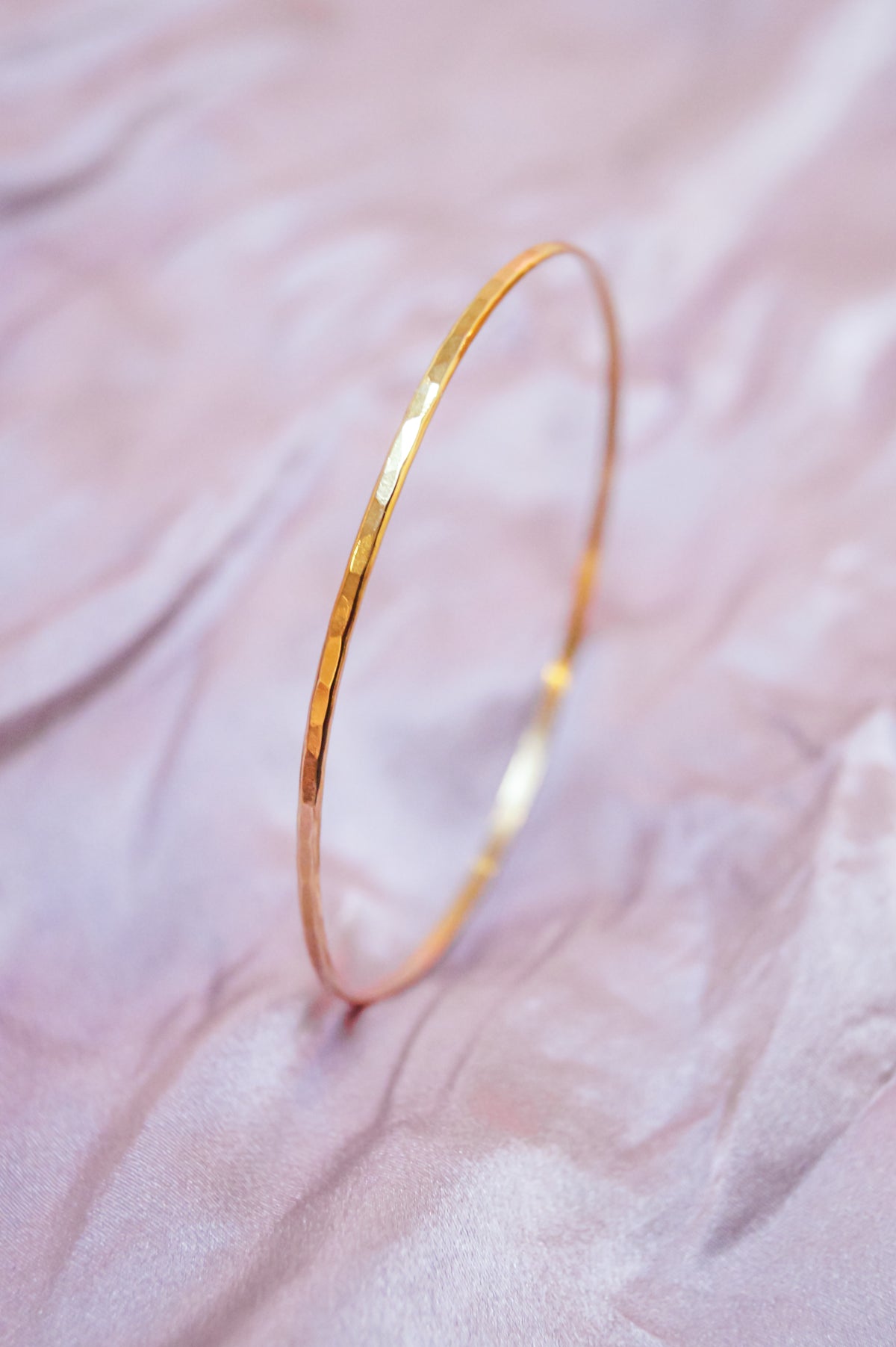 Bangle Bracelet, Gold Fill, Rose Gold Fill or Sterling Silver