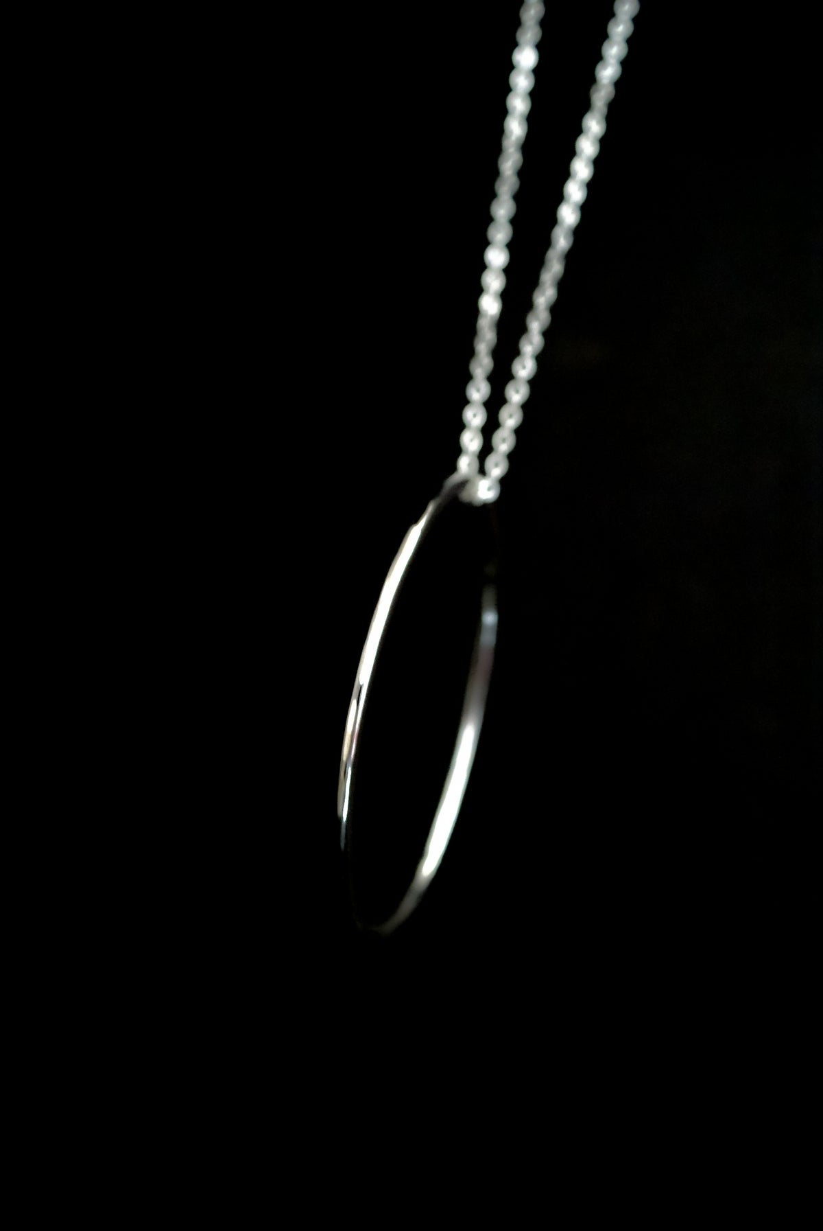 Large Open Circle Necklace