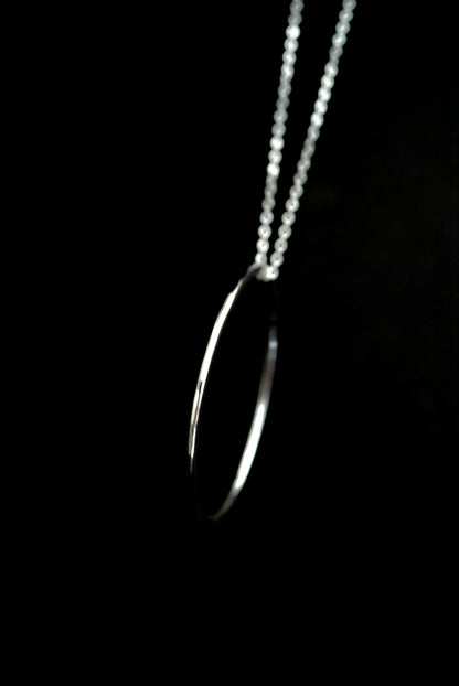 Large Open Circle Necklace