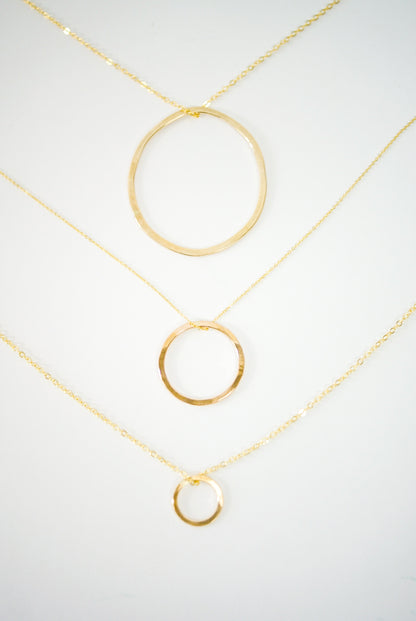 Large Open Circle Necklace