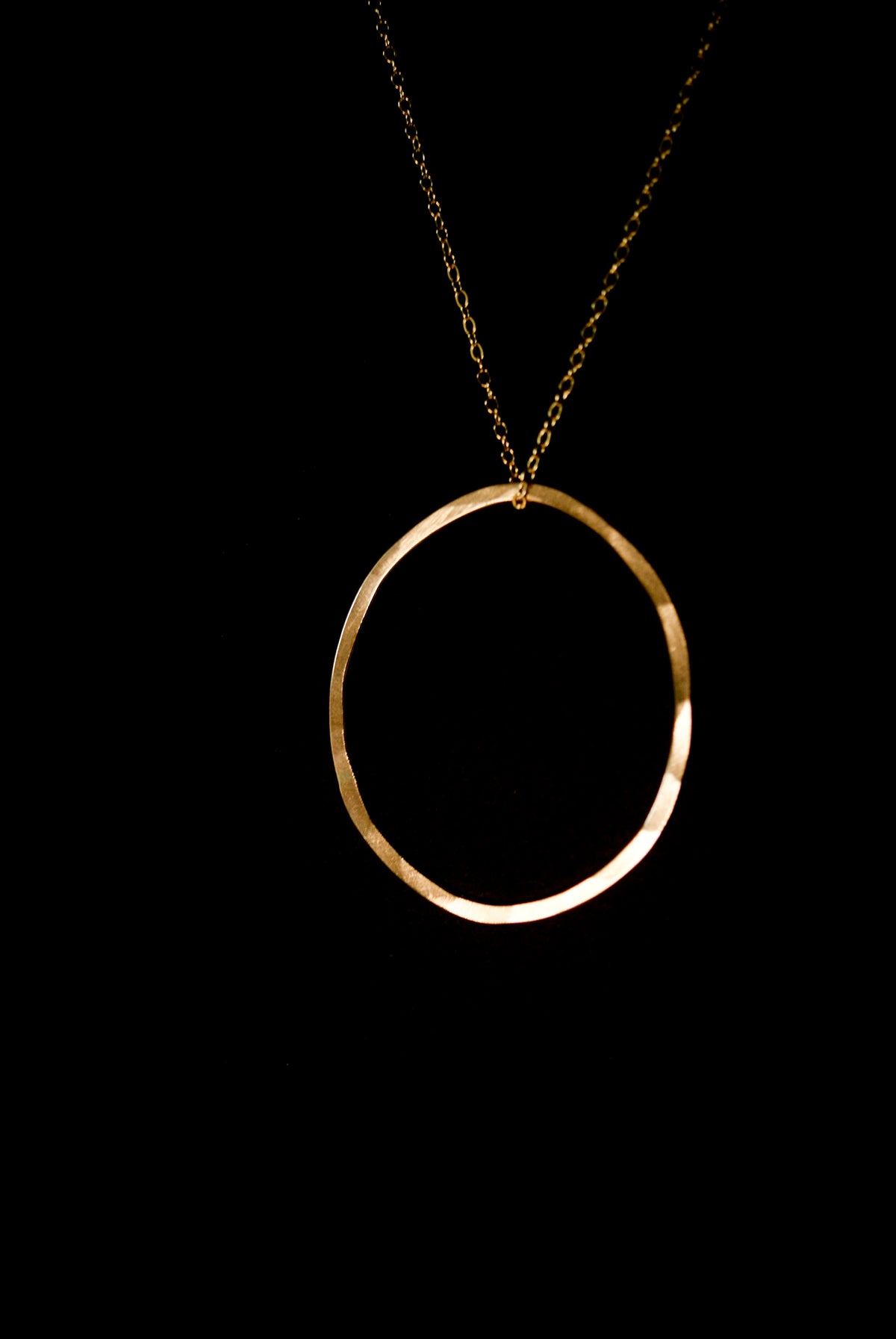Large Open Circle Necklace