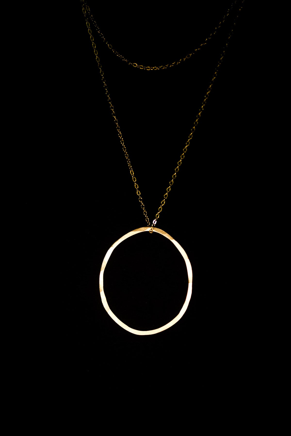 Large Open Circle Necklace