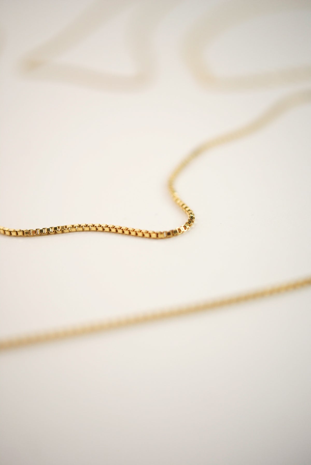Mid-Length Textured Necklace Set of 2 Chains in Gold Fill, Rose Gold Fill, or Sterling Silver