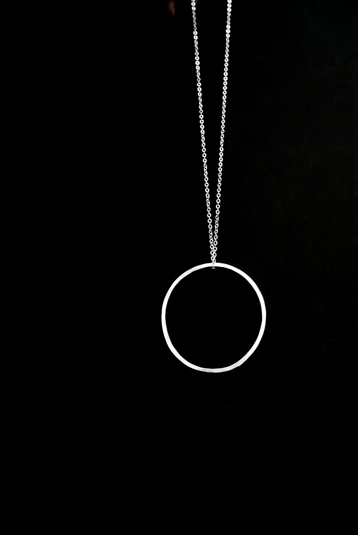 Large Open Circle Necklace