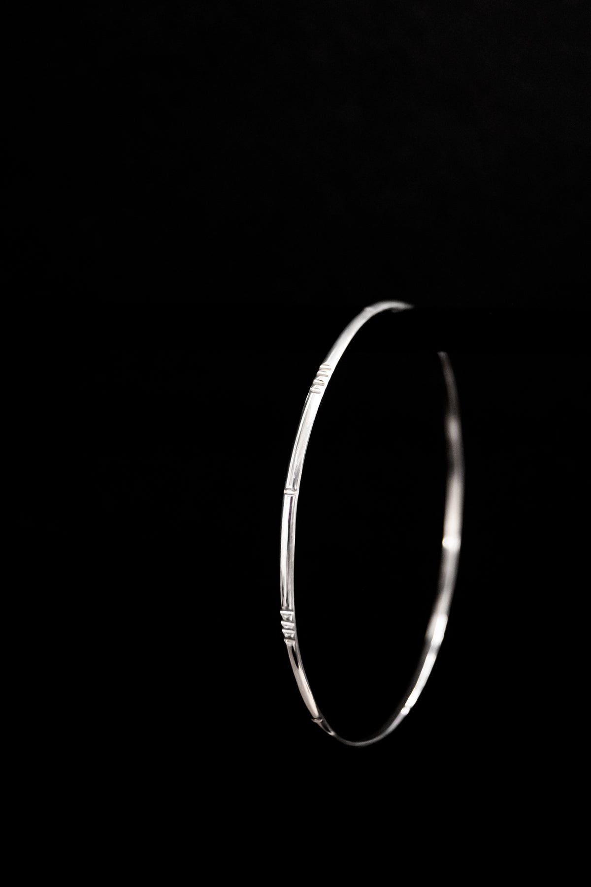 Lined Bangle Bracelet, Gold Fill, Rose Gold Fill, or Sterling Silver