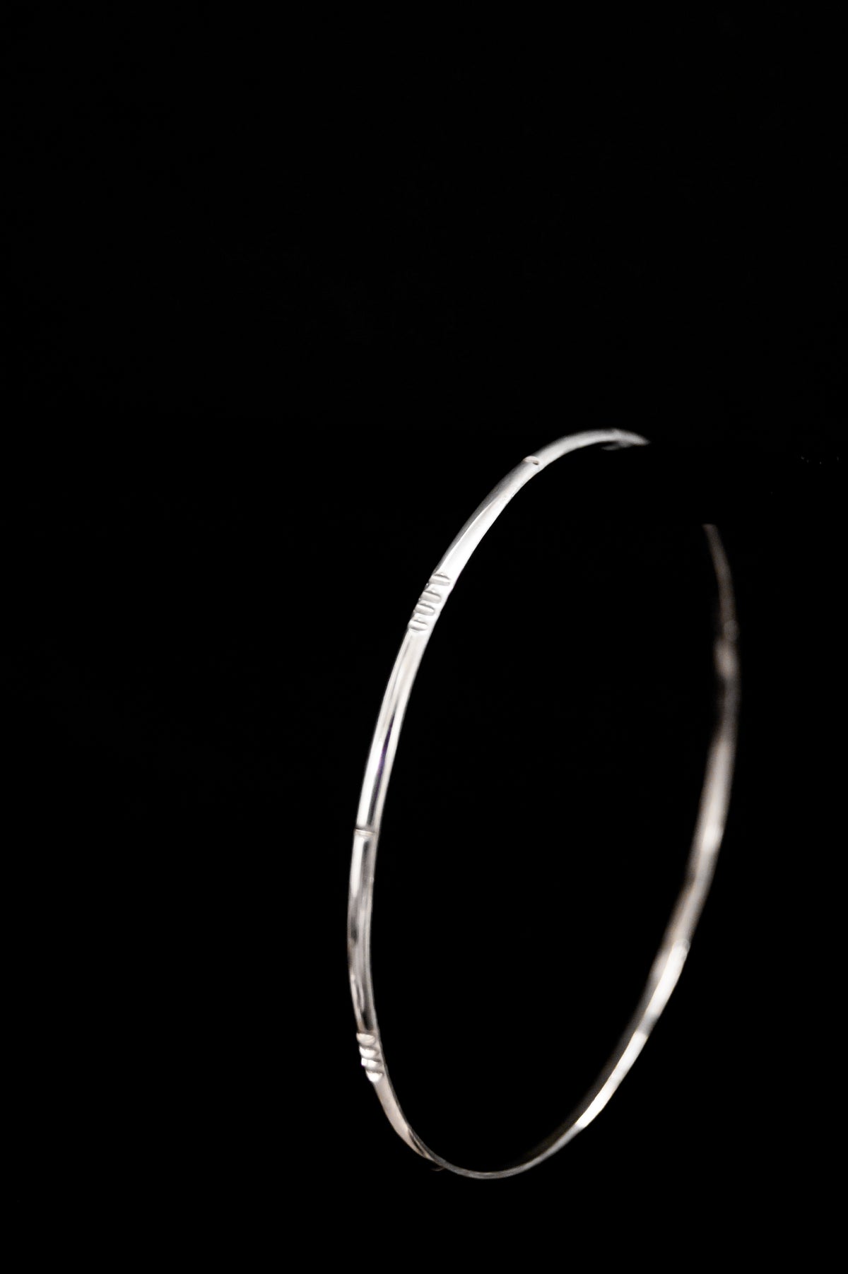 Lined Bangle Bracelet, Gold Fill, Rose Gold Fill, or Sterling Silver