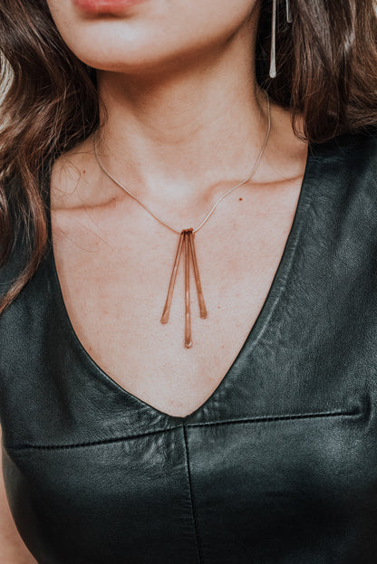 Medium Sunburst Necklace, Gold Fill, Rose Gold Fill, or Sterling Silver