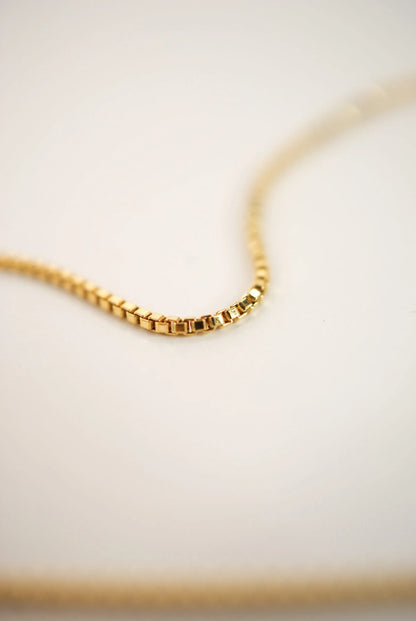 Tiny Monogram Necklace, 14K Gold Fill