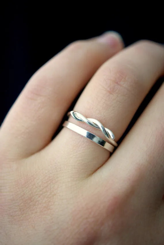 Barbed Wire Ring, Sterling Silver