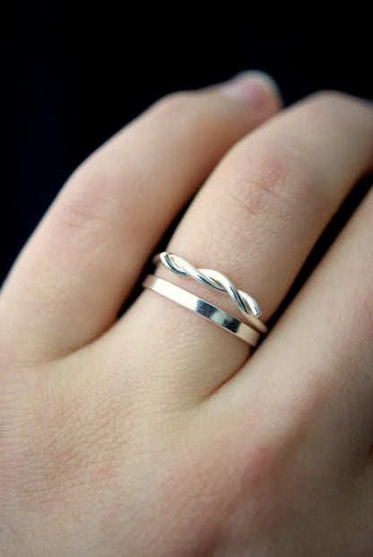 Barbed Wire Ring, Sterling Silver