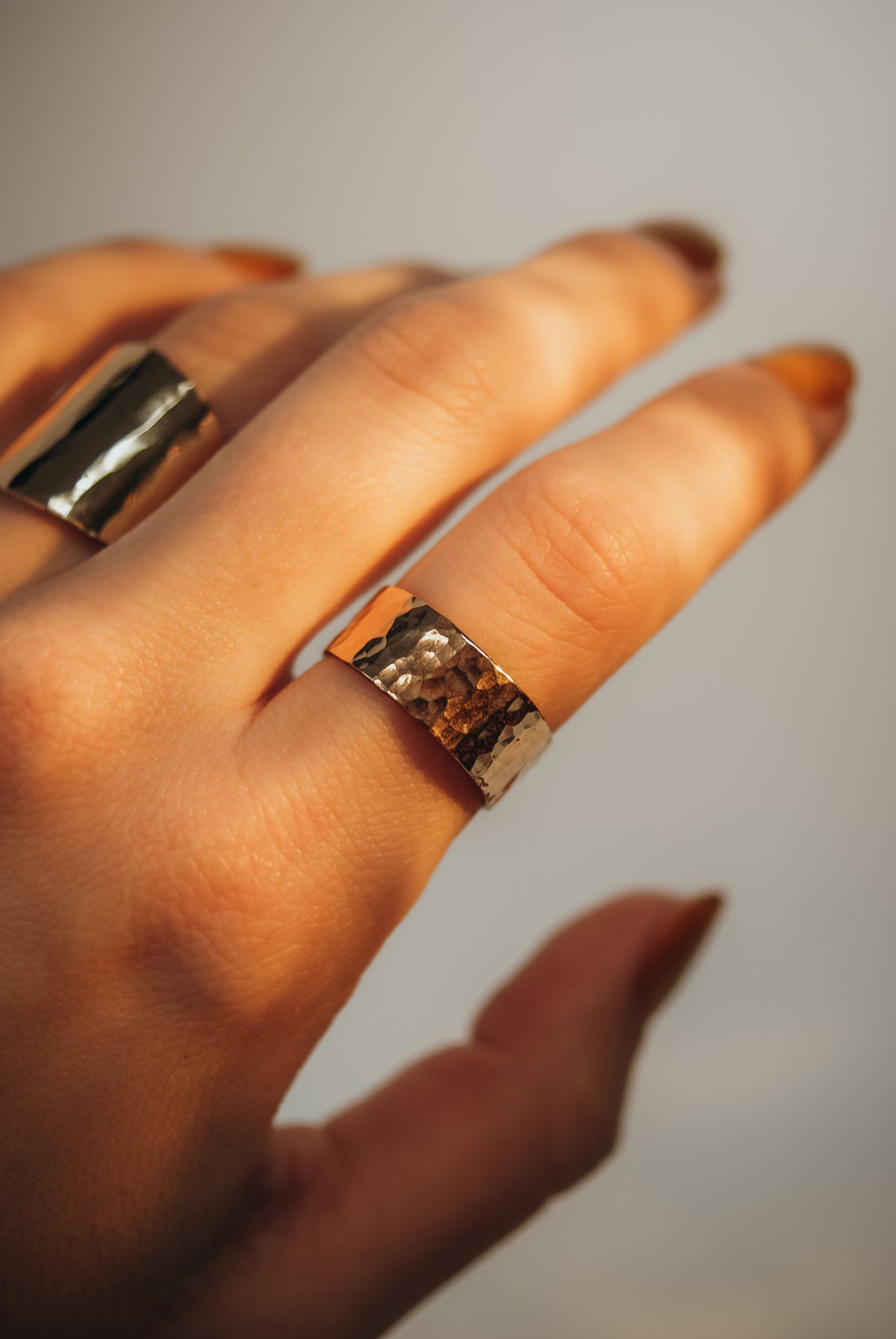 Wide Band, Solid 14K Gold